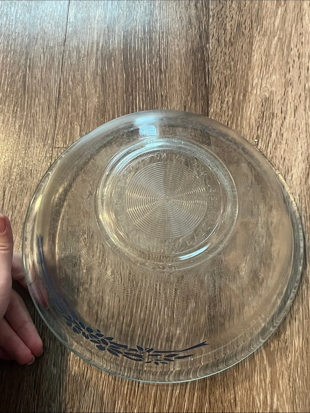 Vintage Pyrex Blue Ribbon 325 glass mixing bowl